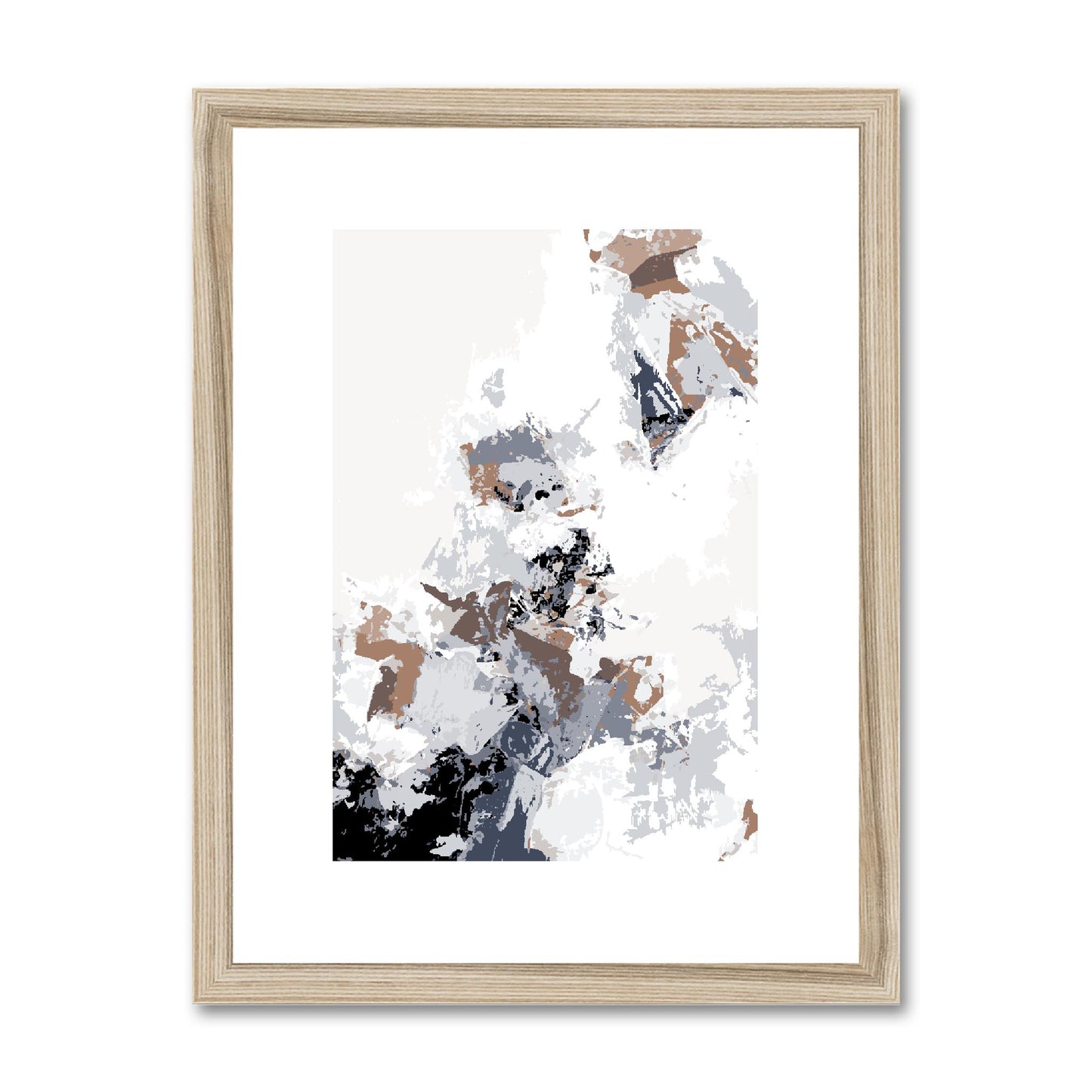 Framed Graphic Art Print, fpv-1220-7694, 12"x16", Natural Frame