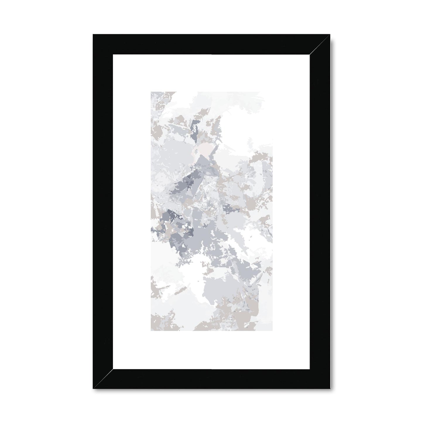 Framed Graphic Art Print, fpv-1220-7698, 8"x12", Black Frame