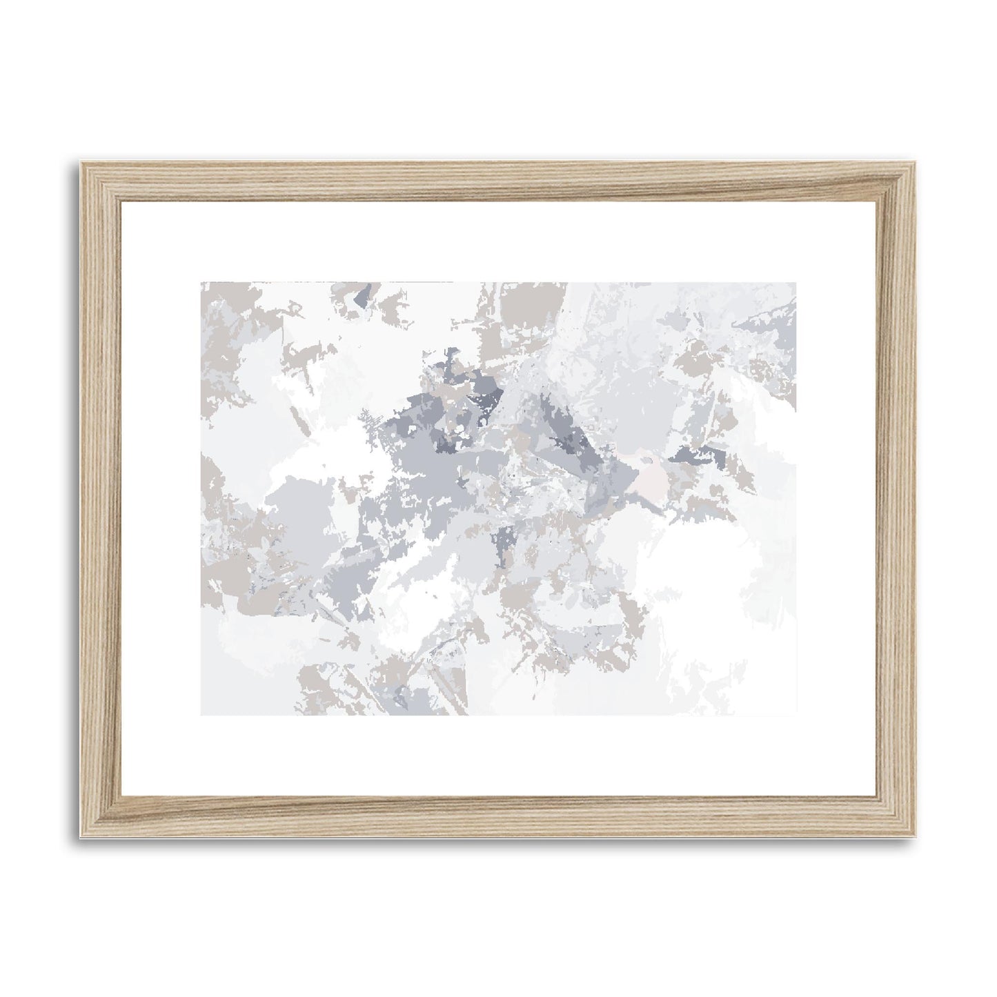 Framed Graphic Art Print, fph-1220-7698, 14"x11", Natural Frame