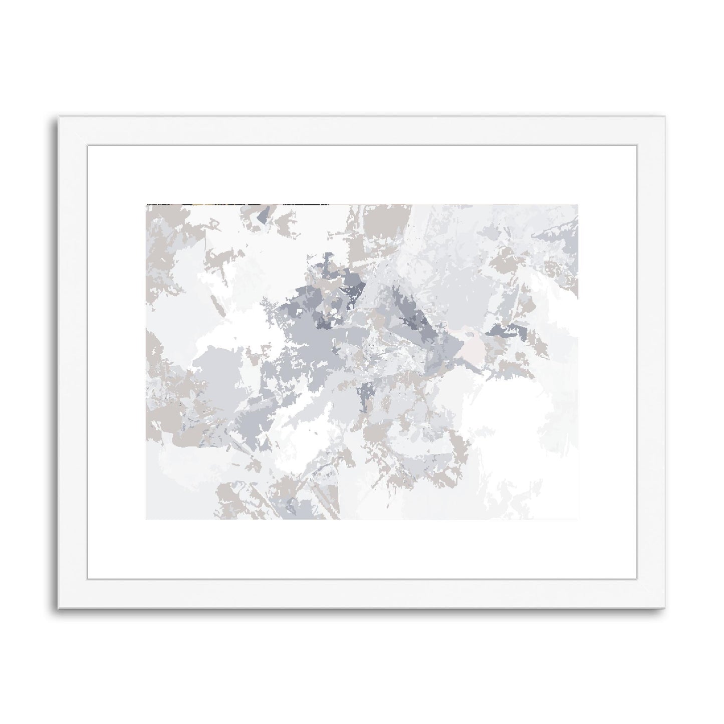 Framed Graphic Art Print, fph-1220-7698, 14"x11", White Frame