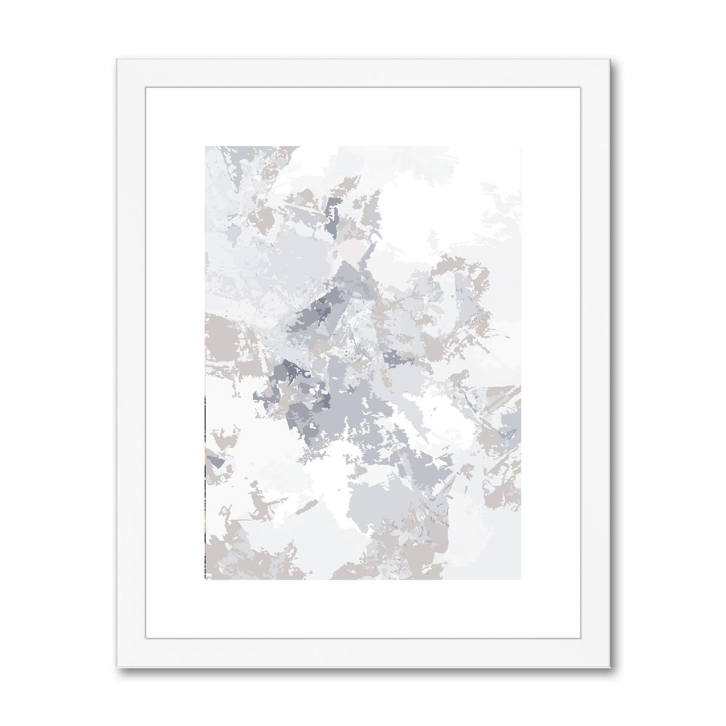 Framed Graphic Art Print, fpv-1220-7698, 11"x14", White Frame