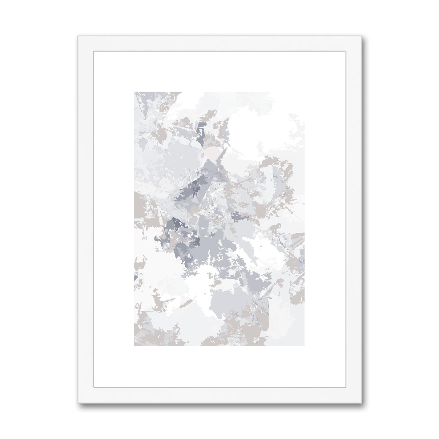 Framed Graphic Art Print, fpv-1220-7698, 12"x16", White Frame