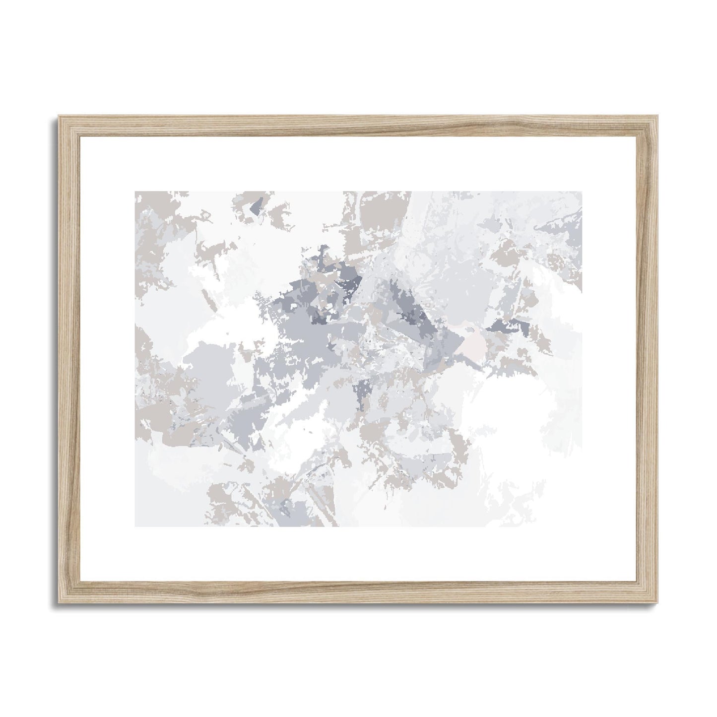 Framed Graphic Art Print, fph-1220-7698, 20"x16", Natural Frame