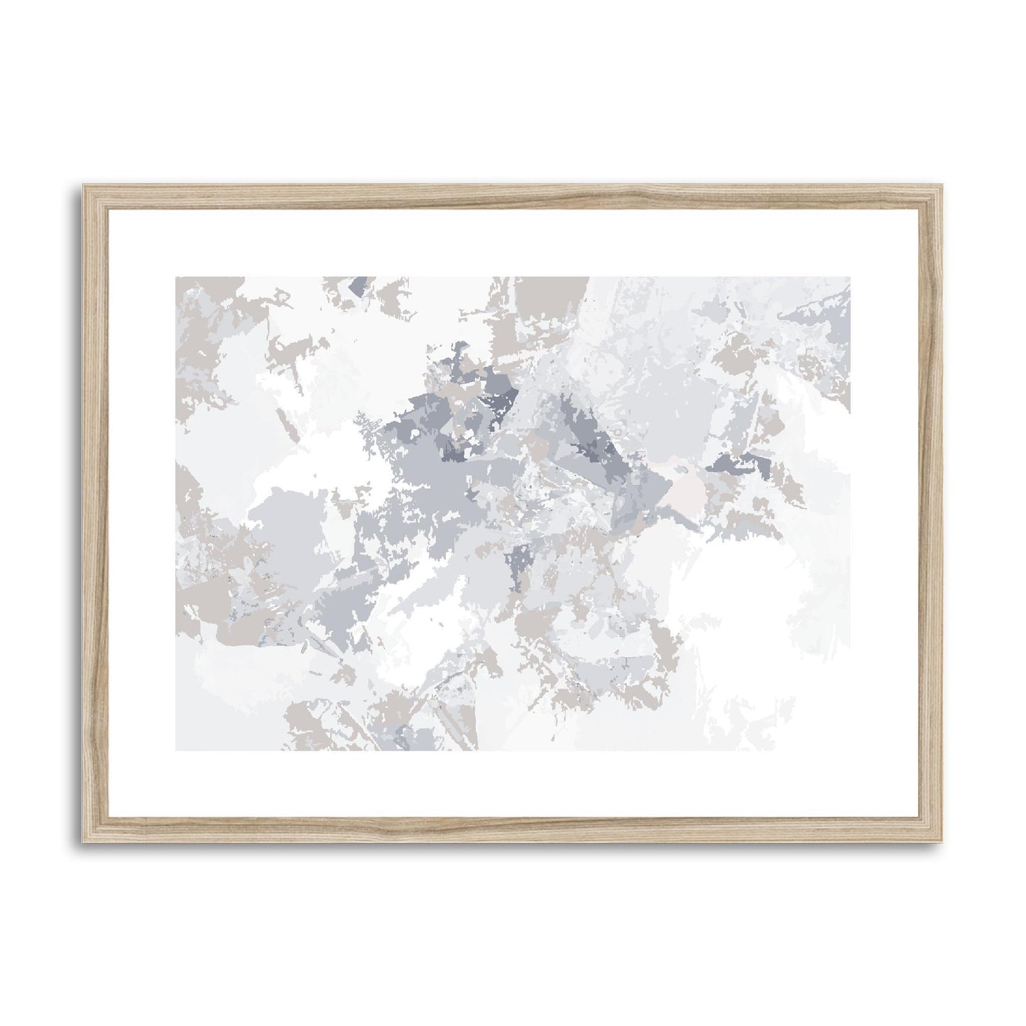 Framed Graphic Art Print, fph-1220-7698, 24"x18", Natural Frame