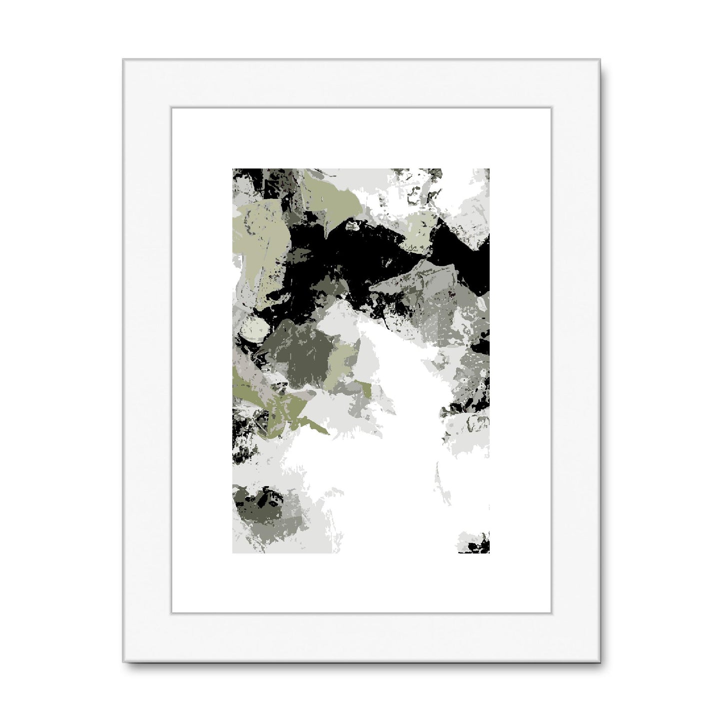 Framed Graphic Art Print, fpv-1240-7692, 6"x8", White Frame