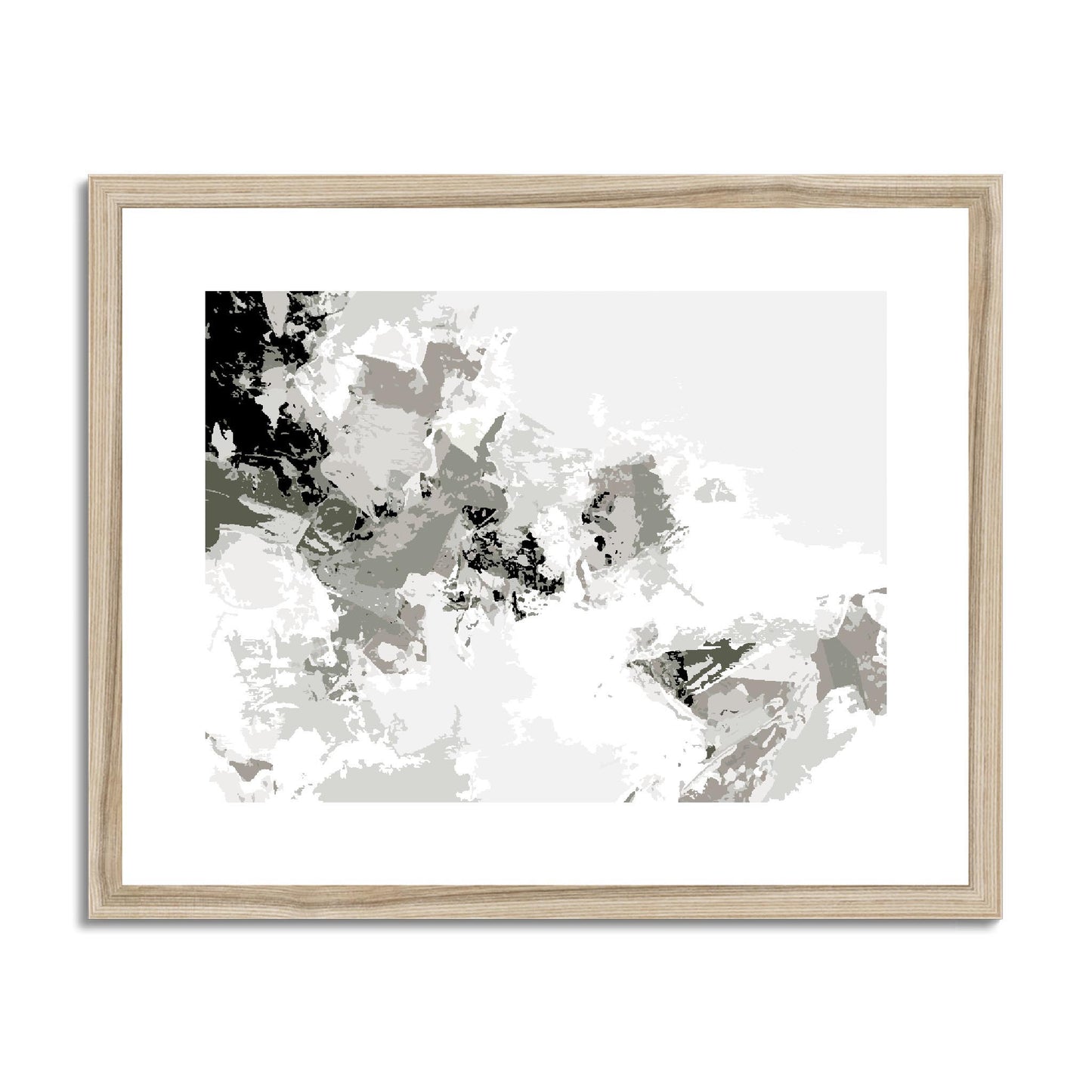 Framed Graphic Art Print, fph-1240-7694, 20"x16", Natural Frame