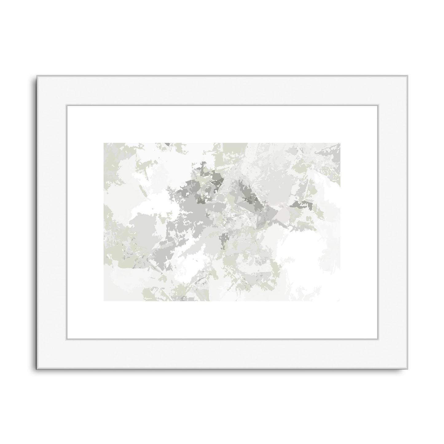 Framed Graphic Art Print, fph-1240-7698, 8"x6", White Frame