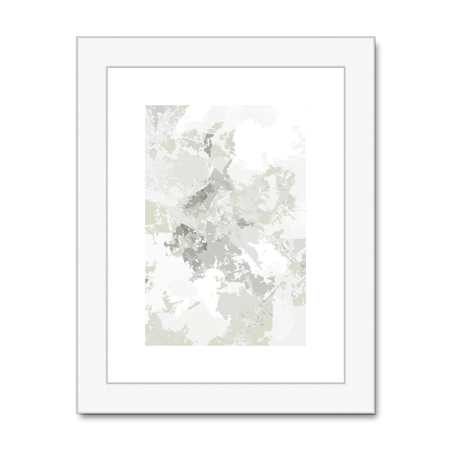 Framed Graphic Art Print, fpv-1240-7698, 6"x8", White Frame