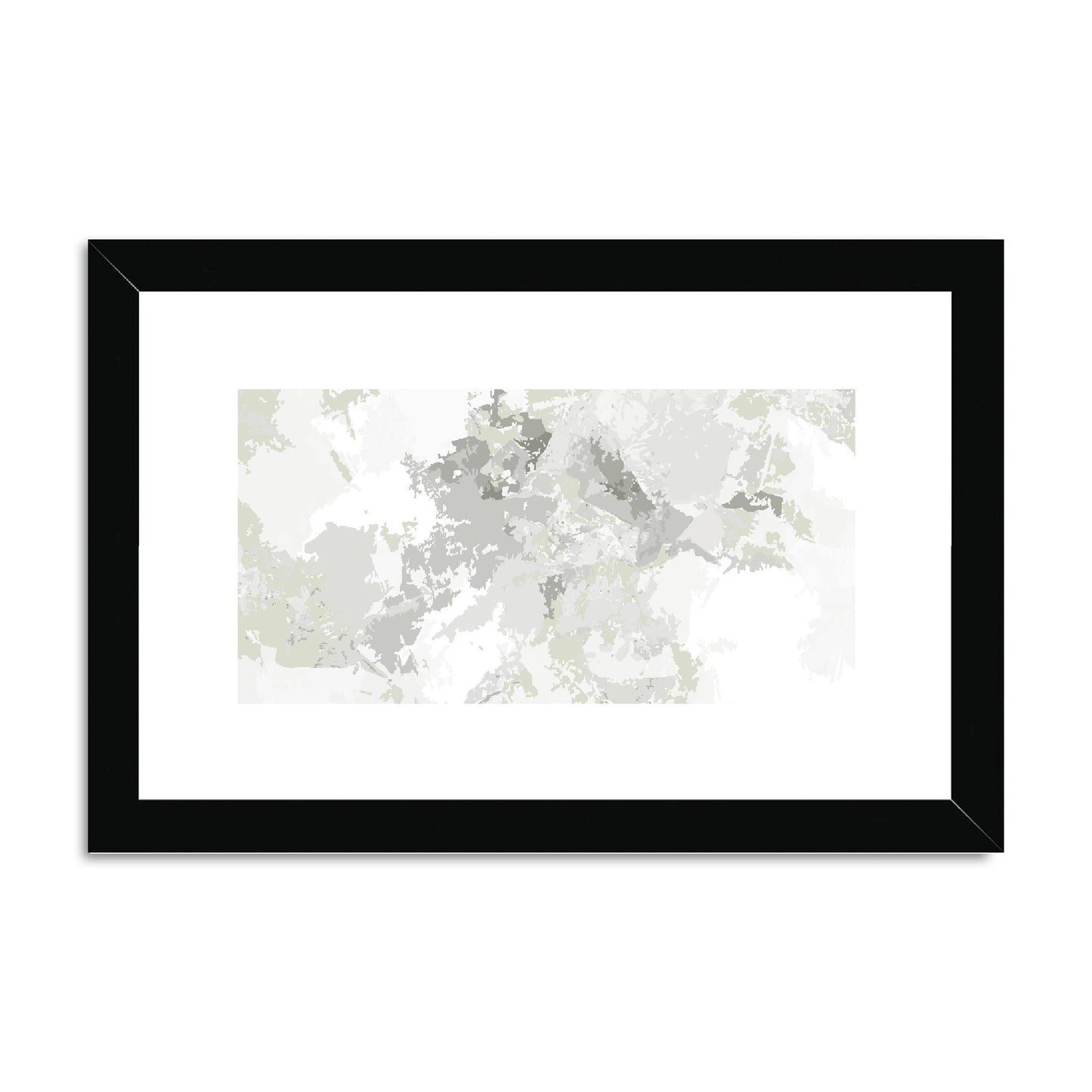 Framed Graphic Art Print, fph-1240-7698, 12"x8", Black Frame
