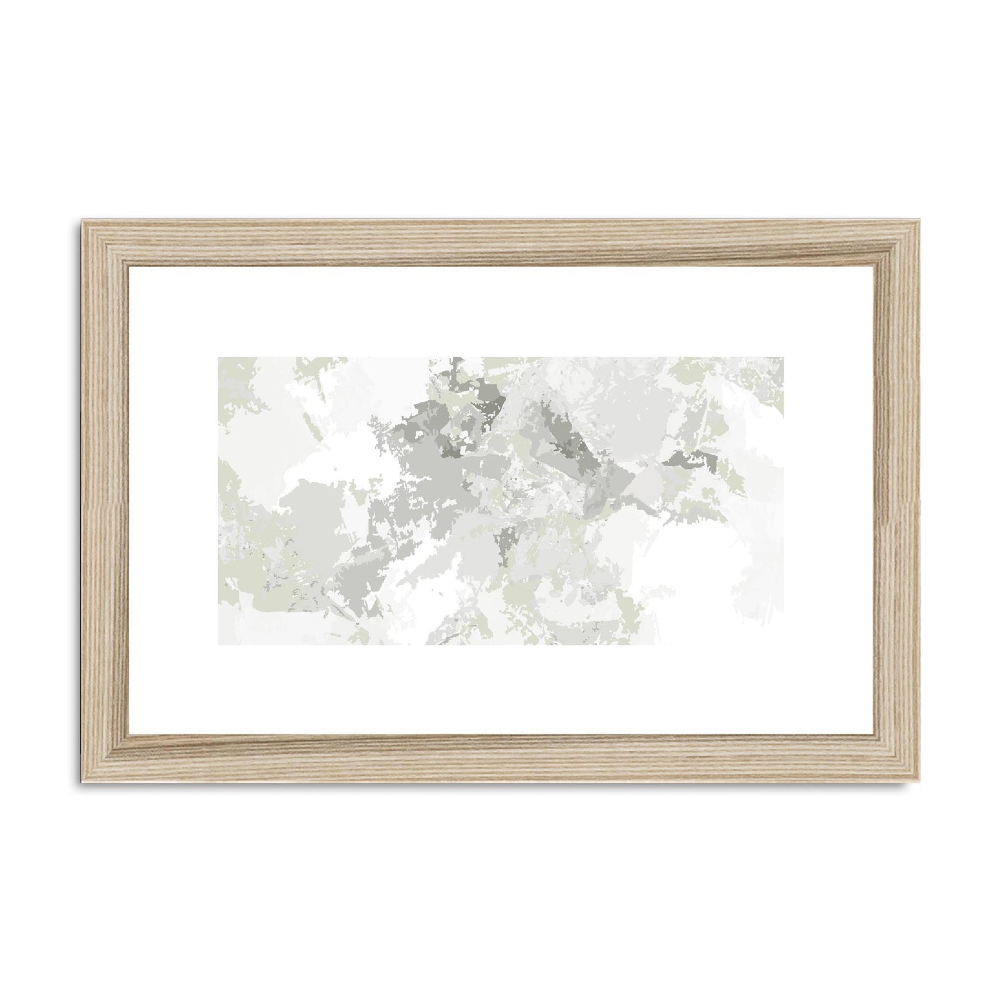 Framed Graphic Art Print, fph-1240-7698, 12"x8", Natural Frame