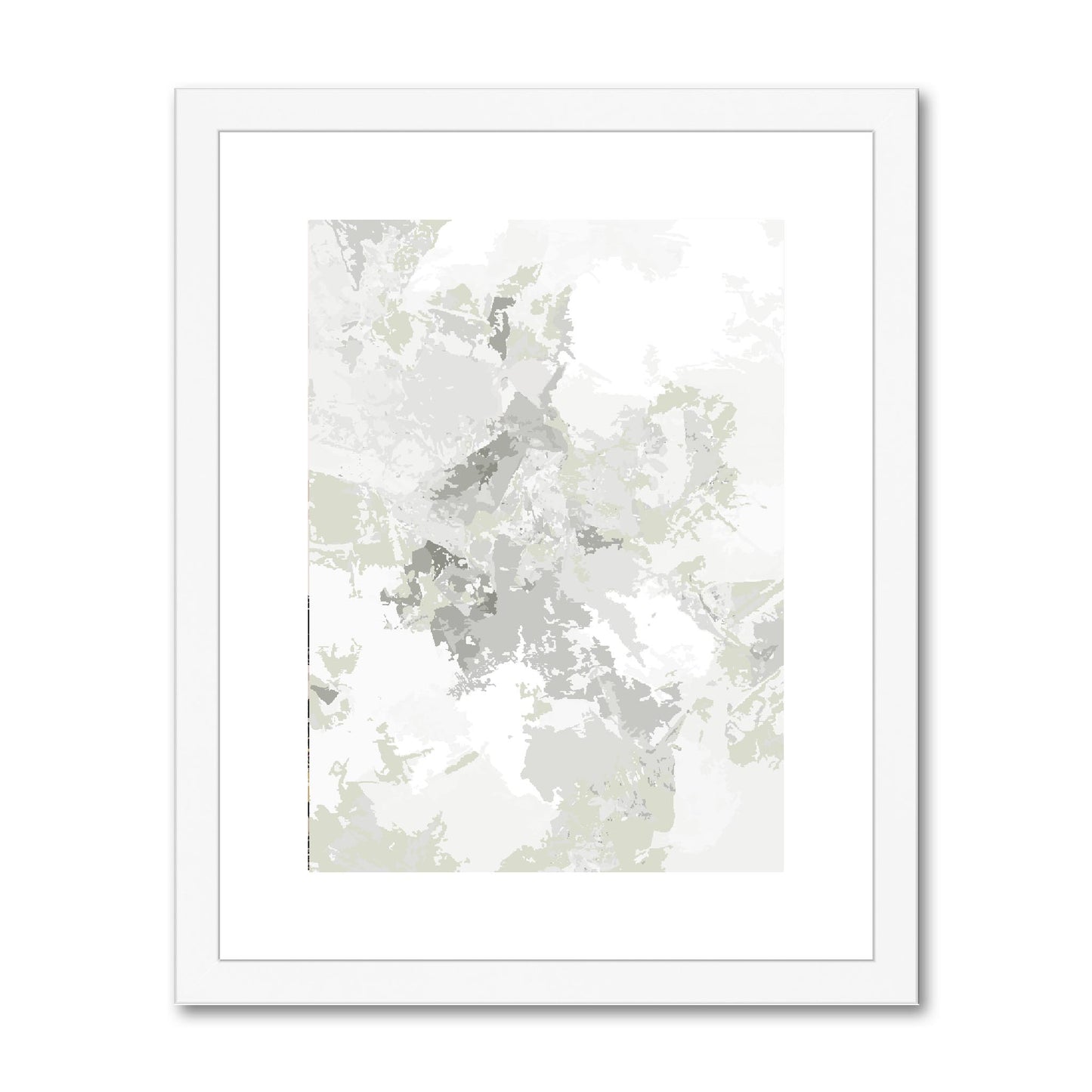 Framed Graphic Art Print, fpv-1240-7698, 11"x14", White Frame