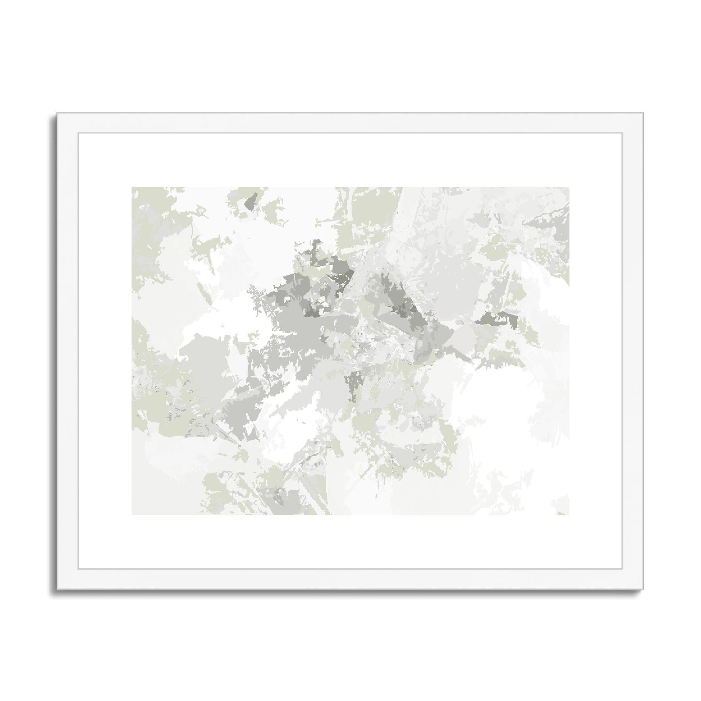 Framed Graphic Art Print, fph-1240-7698, 20"x16", White Frame