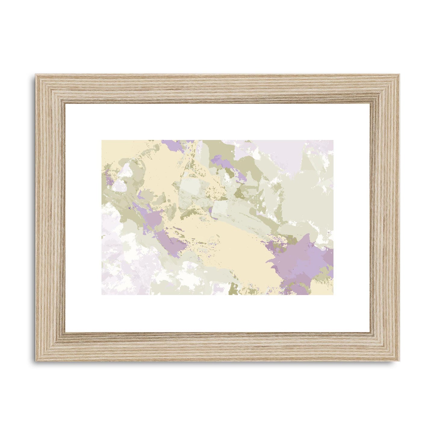 Framed Graphic Art Print, fph-1250-7688, 8"x6", Natural Frame