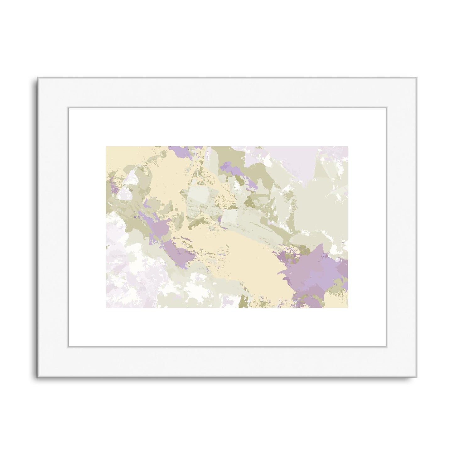 Framed Graphic Art Print, fph-1250-7688, 8"x6", White Frame