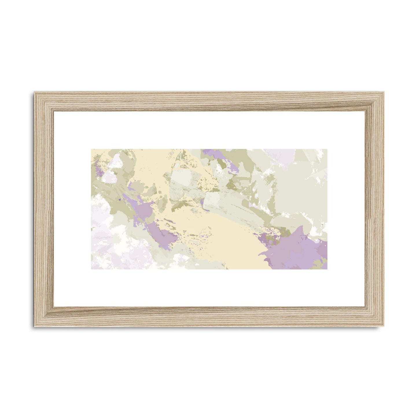 Framed Graphic Art Print, fph-1250-7688, 12"x8", Natural Frame