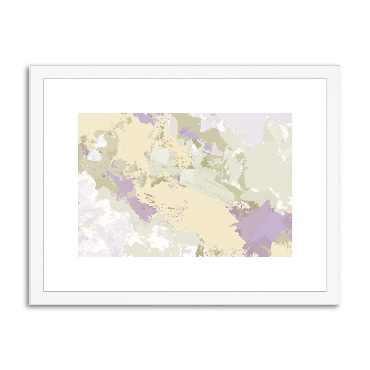 Framed Graphic Art Print, fph-1250-7688, 16"x12", White Frame