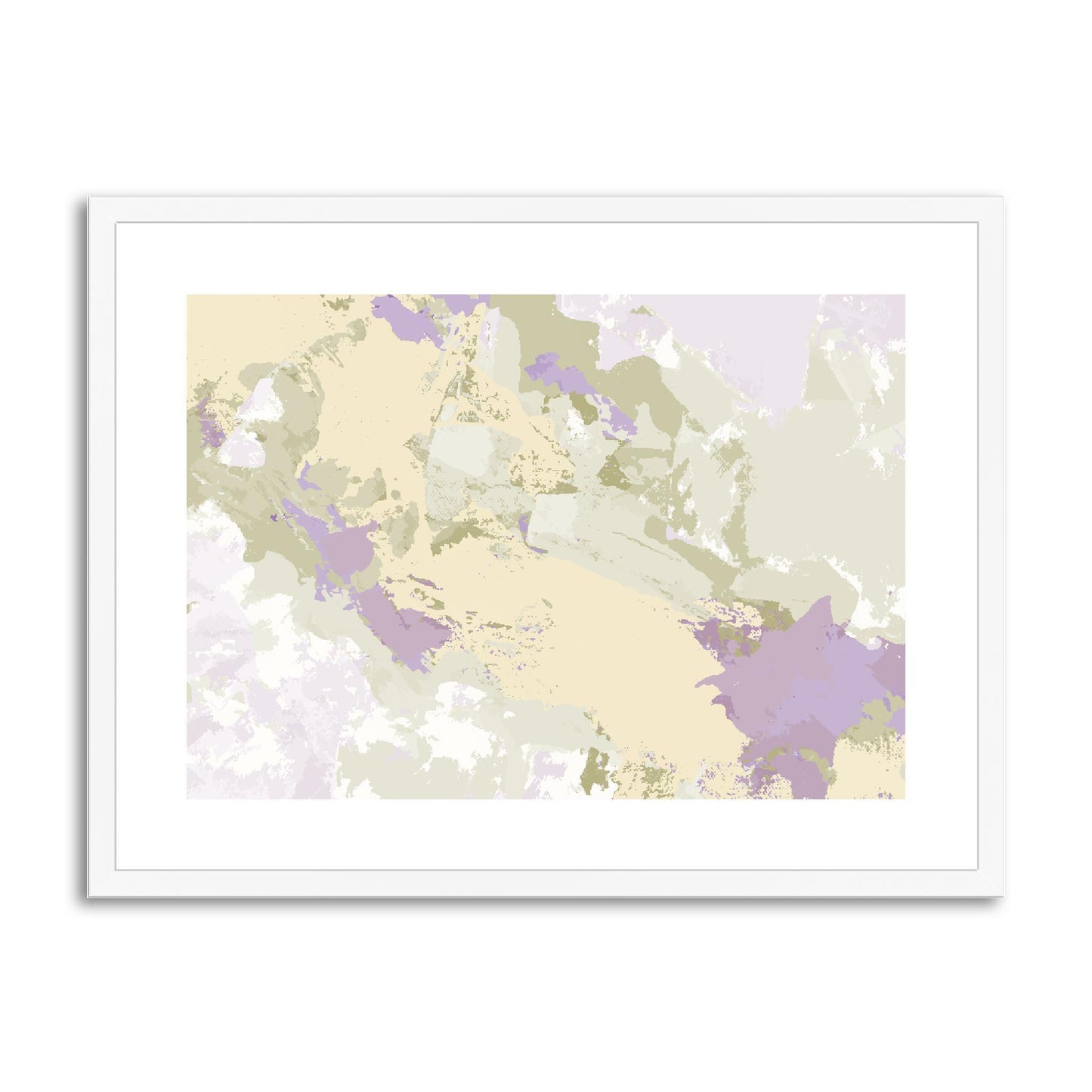 Framed Graphic Art Print, fph-1250-7688, 24"x18", White Frame