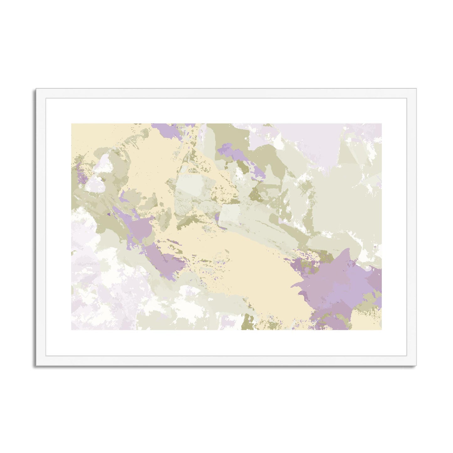 Framed Graphic Art Print, fph-1250-7688, 28"x20", White Frame