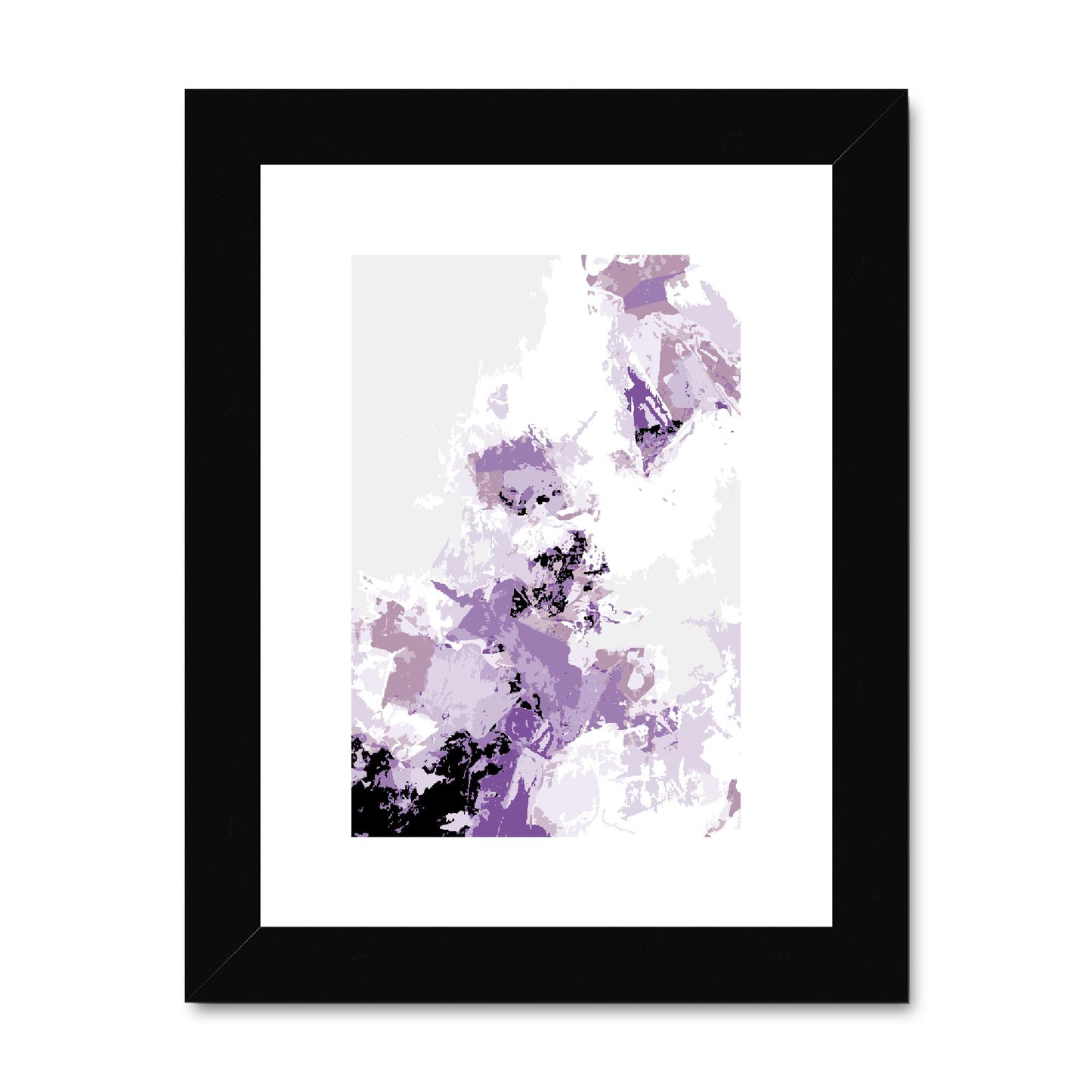 Framed Graphic Art Print, fpv-1250-7694, 6"x8", Black Frame