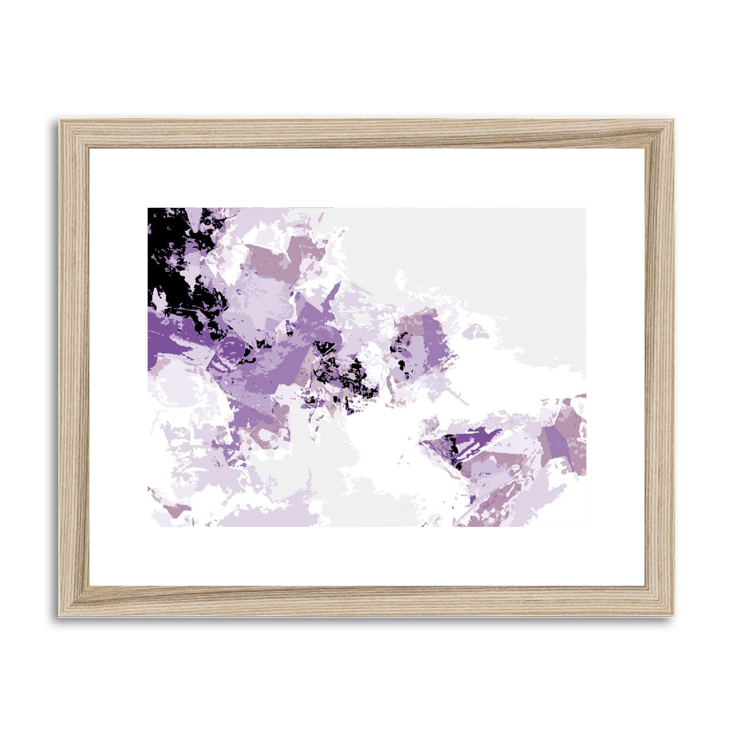 Framed Graphic Art Print, fph-1250-7694, 14"x11", Natural Frame