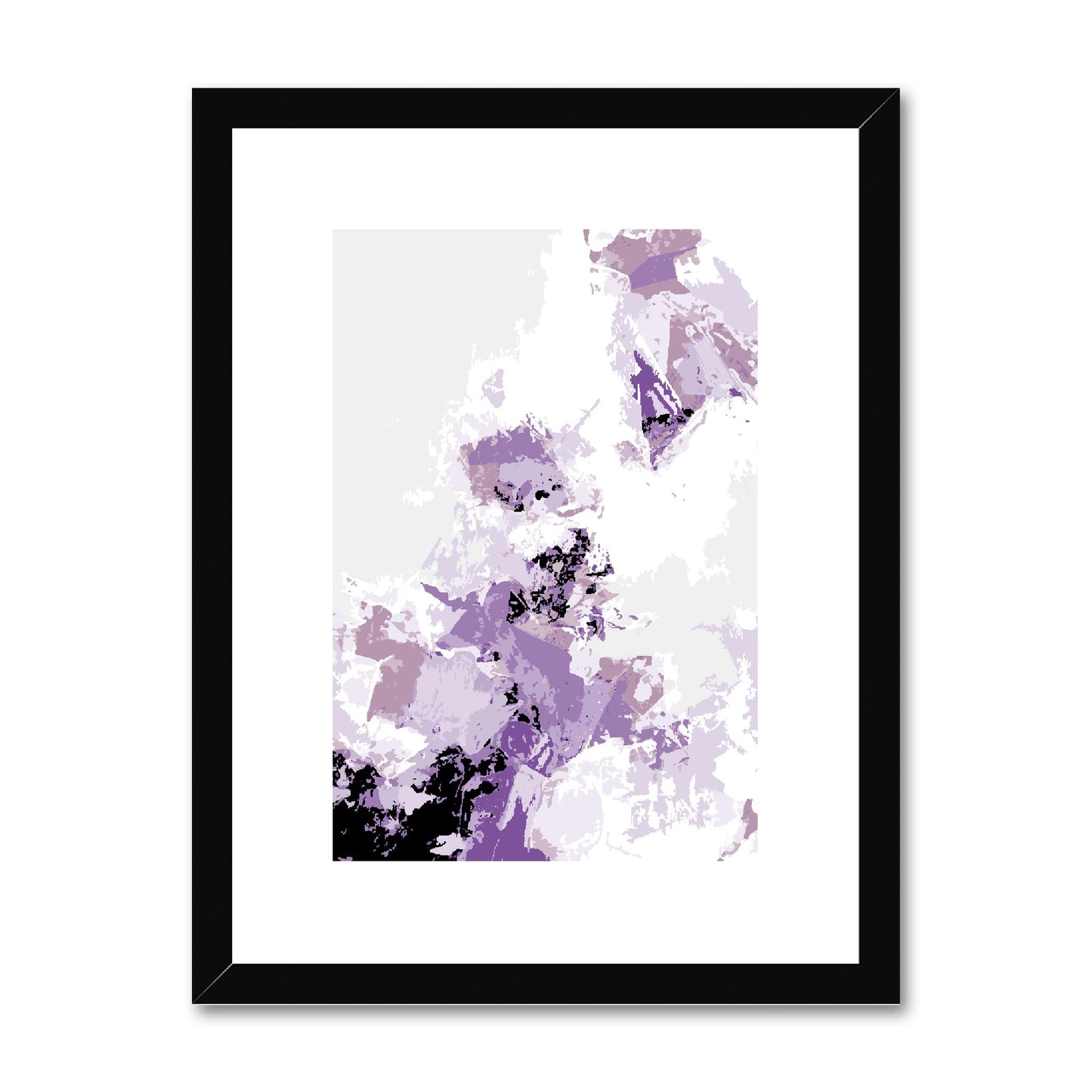 Framed Graphic Art Print, fpv-1250-7694, 12"x16", Black Frame