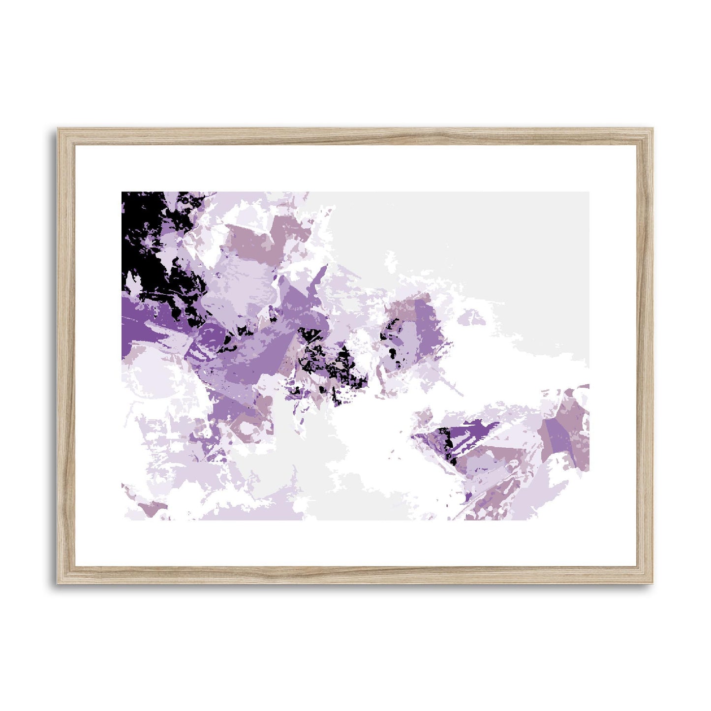 Framed Graphic Art Print, fph-1250-7694, 24"x18", Natural Frame