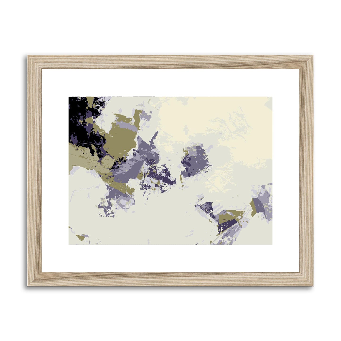 Framed Graphic Art Print, fph-1260-7694, 14"x11", Natural Frame