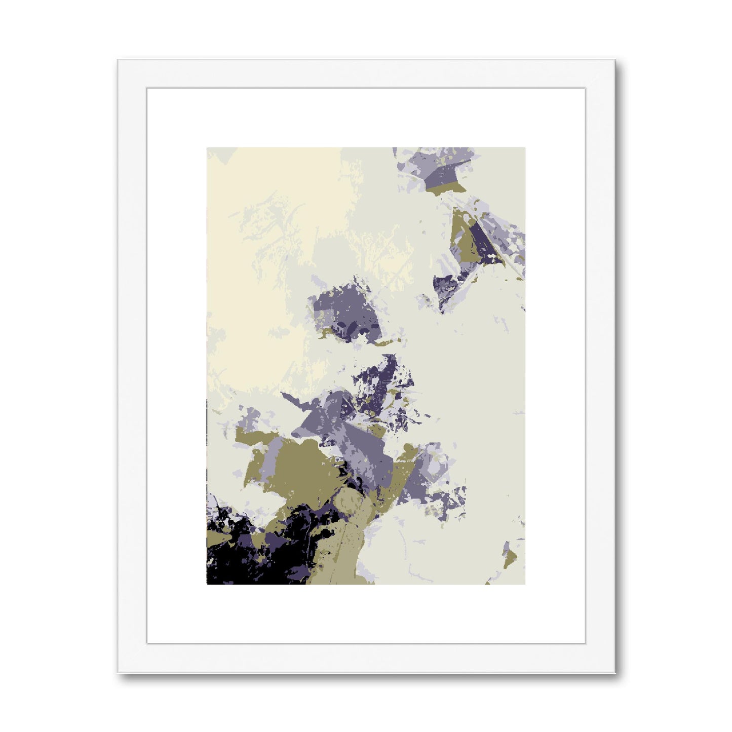 Framed Graphic Art Print, fpv-1250-7688, 11"x14", White Frame