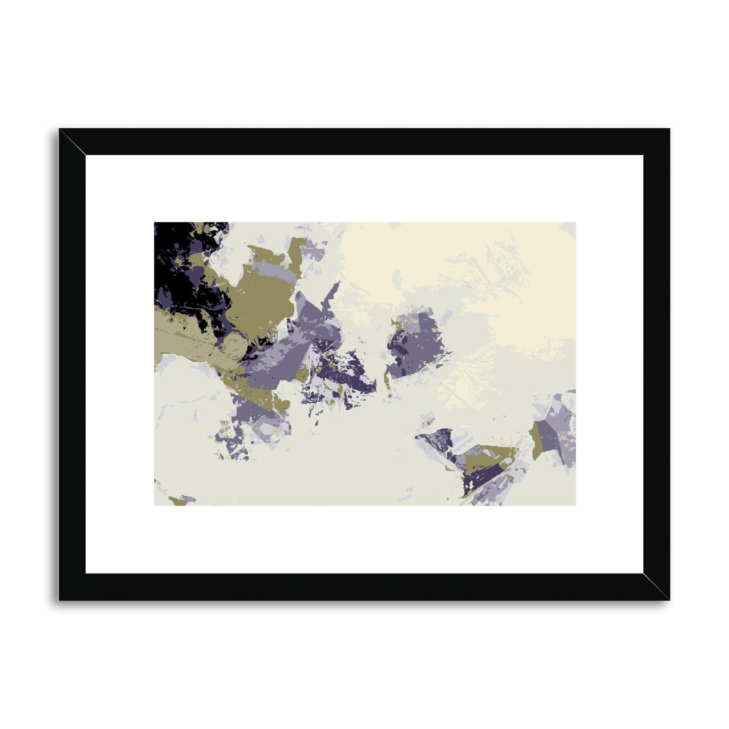 Framed Graphic Art Print, fph-1260-7694, 16"x12", Black Frame