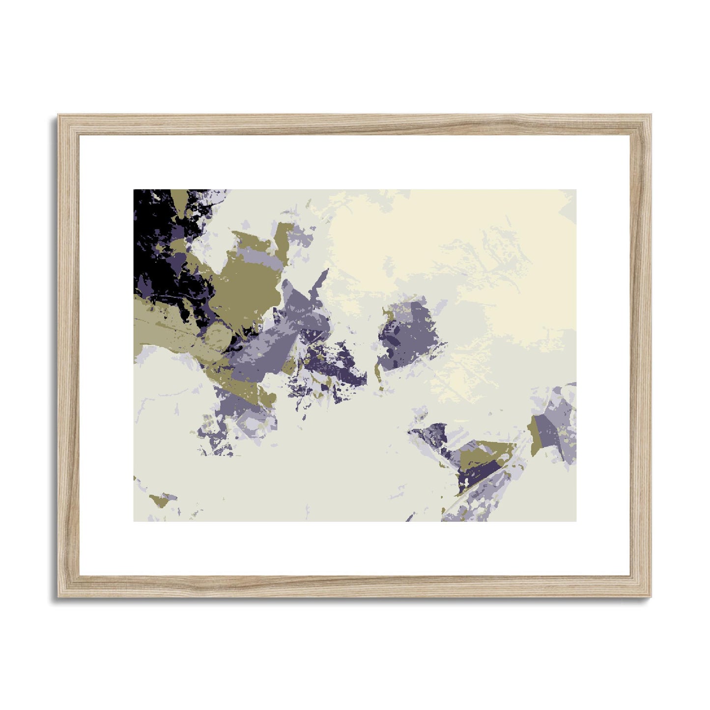 Framed Graphic Art Print, fph-1260-7694, 20"x16", Natural Frame