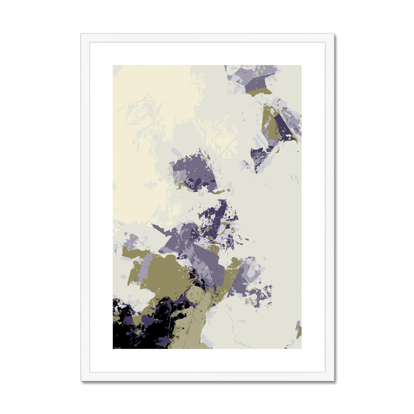 Framed Graphic Art Print, fpv-1250-7688, 20"x28", White Frame