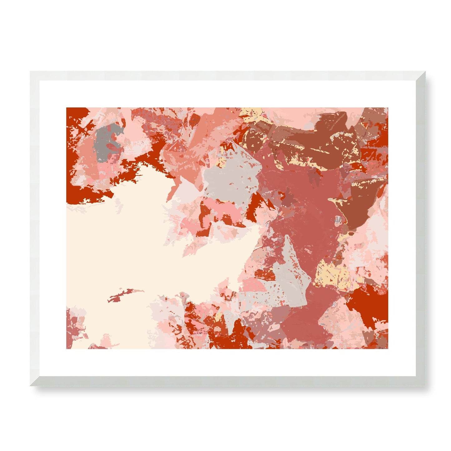 Framed Graphic Art Print, White Mat - 12x10 16x13 20x16 28x22 inches | FPH-1130-7692, Prints, Graphic art, White Frame, 71 x 56 cm ,28 x 22 inches