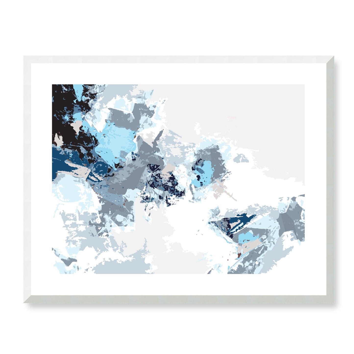 Framed Graphic Art Print, White Mat - 12x10 16x13 20x16 28x22 inches | FPH-1150-7694, Prints, Graphic art, White Frame, 71 x 56 cm ,28 x 22 inches
