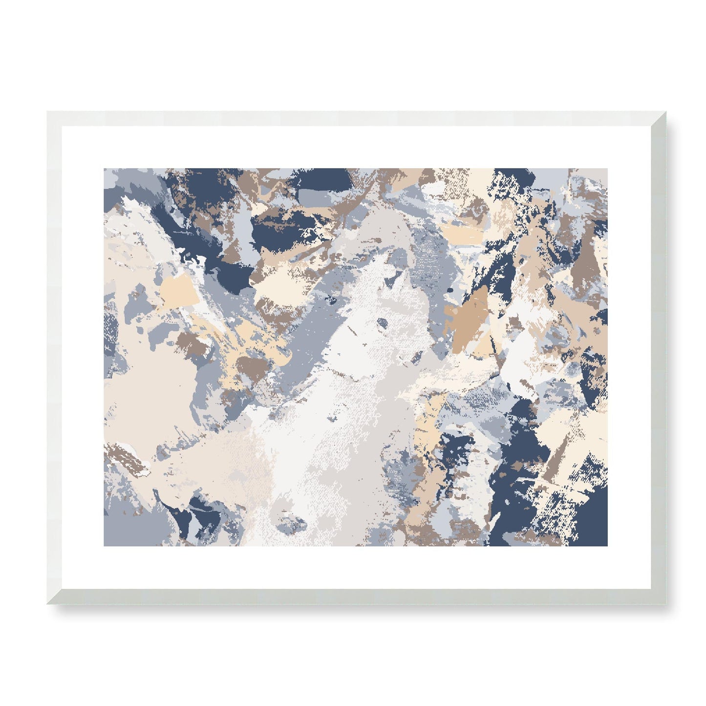 Framed Graphic Art Print, White Mat - 12x10 16x13 20x16 28x22 inches | FPH-1160-7689, Prints, Graphic art, White Frame, 71 x 56 cm ,28 x 22 inches