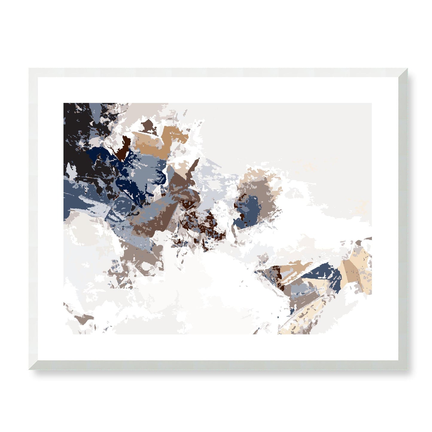 Framed Graphic Art Print, White Mat - 12x10 16x13 20x16 28x22 inches | FPH-1160-7694, Prints, Graphic art, White Frame, 71 x 56 cm ,28 x 22 inches