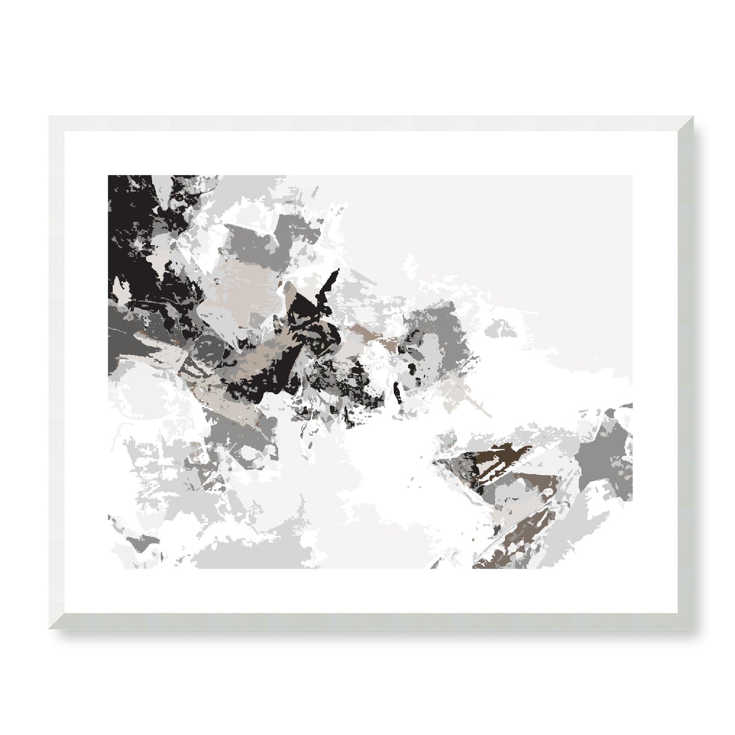 Framed Graphic Art Print, White Mat - 12x10 16x13 20x16 28x22 inches | FPH-1170-7694, Prints, Graphic art, White Frame, 71 x 56 cm ,28 x 22 inches