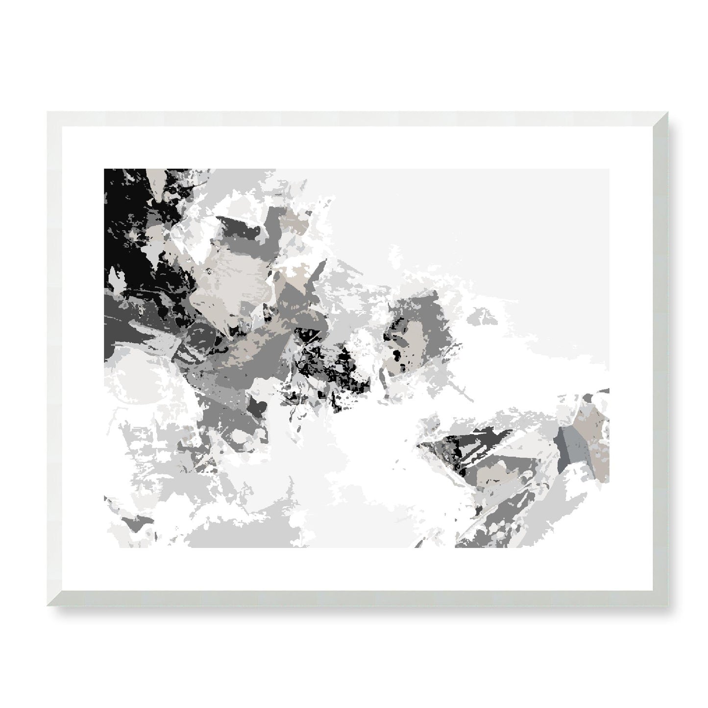 Framed Graphic Art Print, White Mat - 12x10 16x13 20x16 28x22 inches | FPH- 1200-7694, Prints, Graphic art, White Frame, 71 x 56 cm ,28 x 22 inches