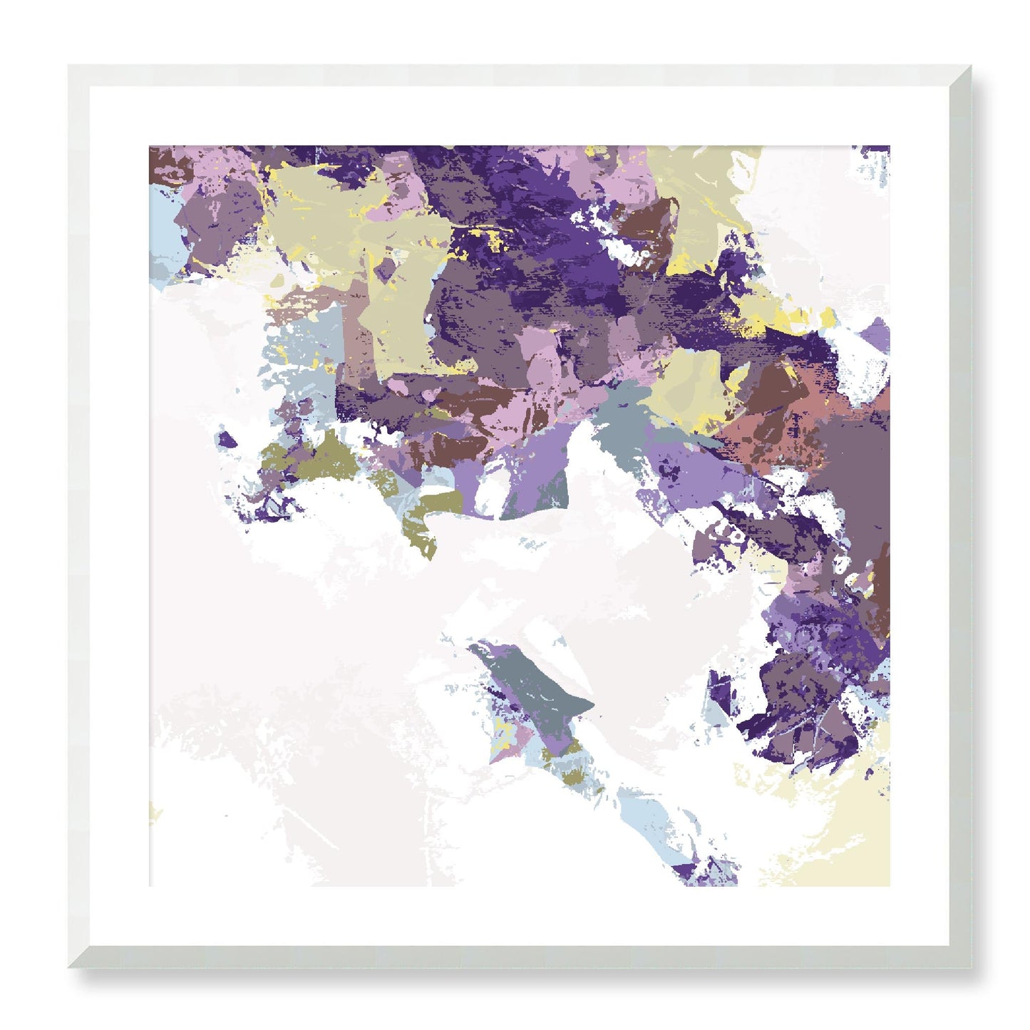 Framed Graphic Art Print, White Mat - 8x8 12x12 16x16 20x20 24x24 28x28 inches | FPS-1140-7693, Prints, Graphic art, White Frame, 71 x 71 cm ,28 x 28 inches