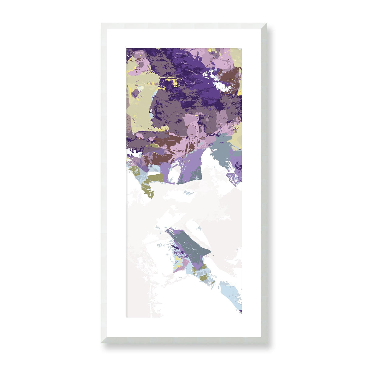 Lime Zest — Framed Fine Art Print | 16 x 32 inches | White Frame