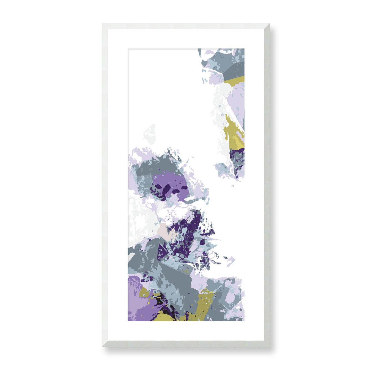 Elderberry Garden — Framed Fine Art Print | 16 x 32 inches | White Frame