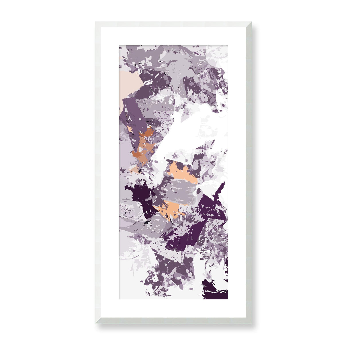 Blood Orange — Framed Fine Art Print | 16 x 32 inches | White Frame