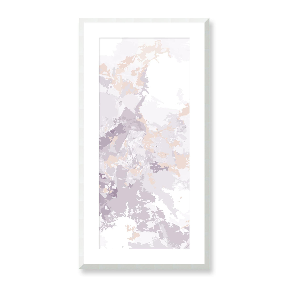 Blueberry Patch — Framed Fine Art Print | 16 x 32 inches | White Frame