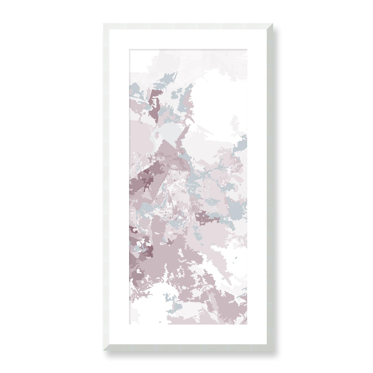 Scattered Cloud — Framed Fine Art Print | 16 x 32 inches | White Frame