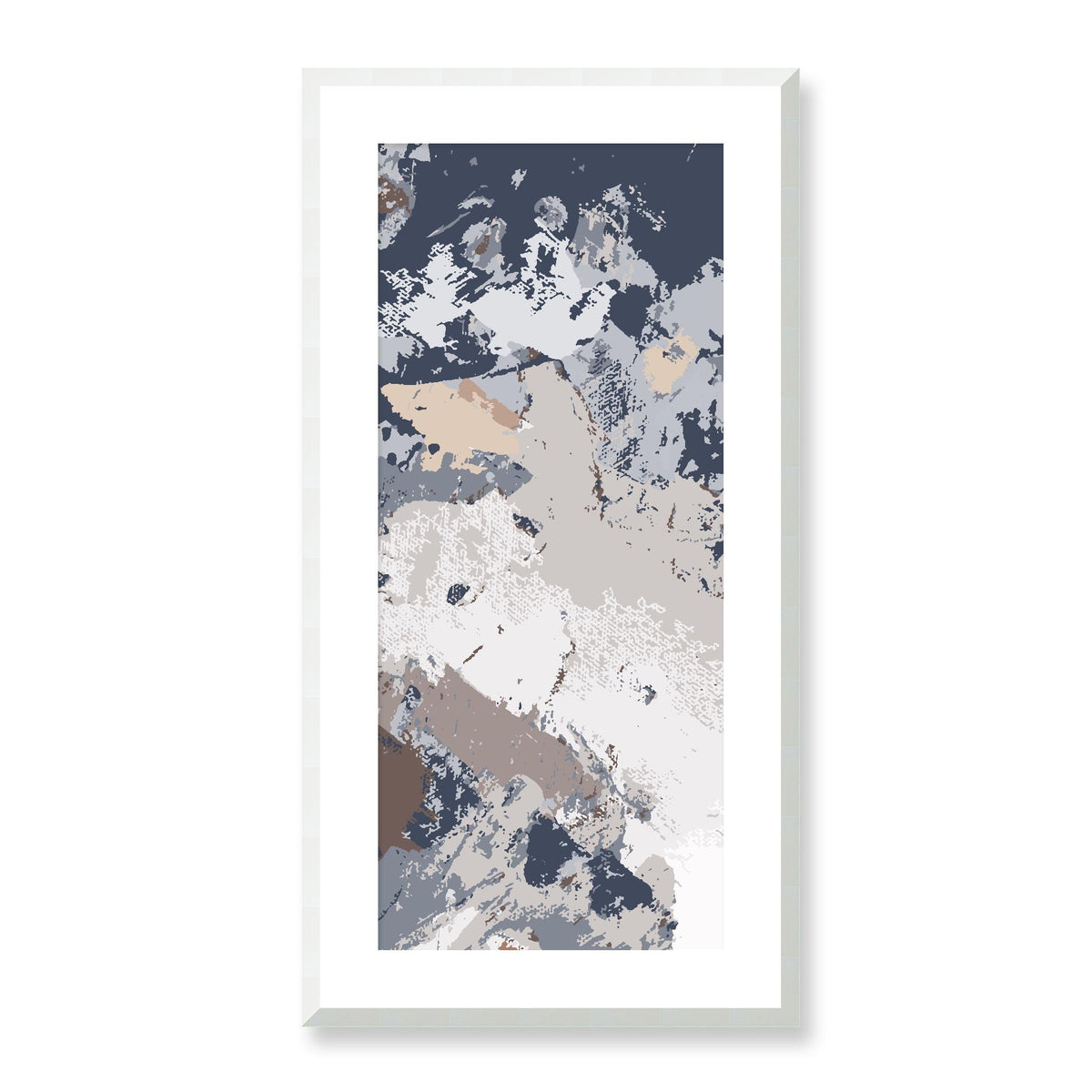 Hidden Fossil — Framed Fine Art Print | 16 x 32 inches | White Frame