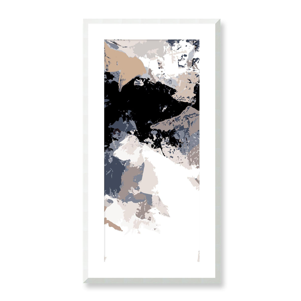 Toasted Caramel — Framed Fine Art Print | 16 x 32 inches | White Frame