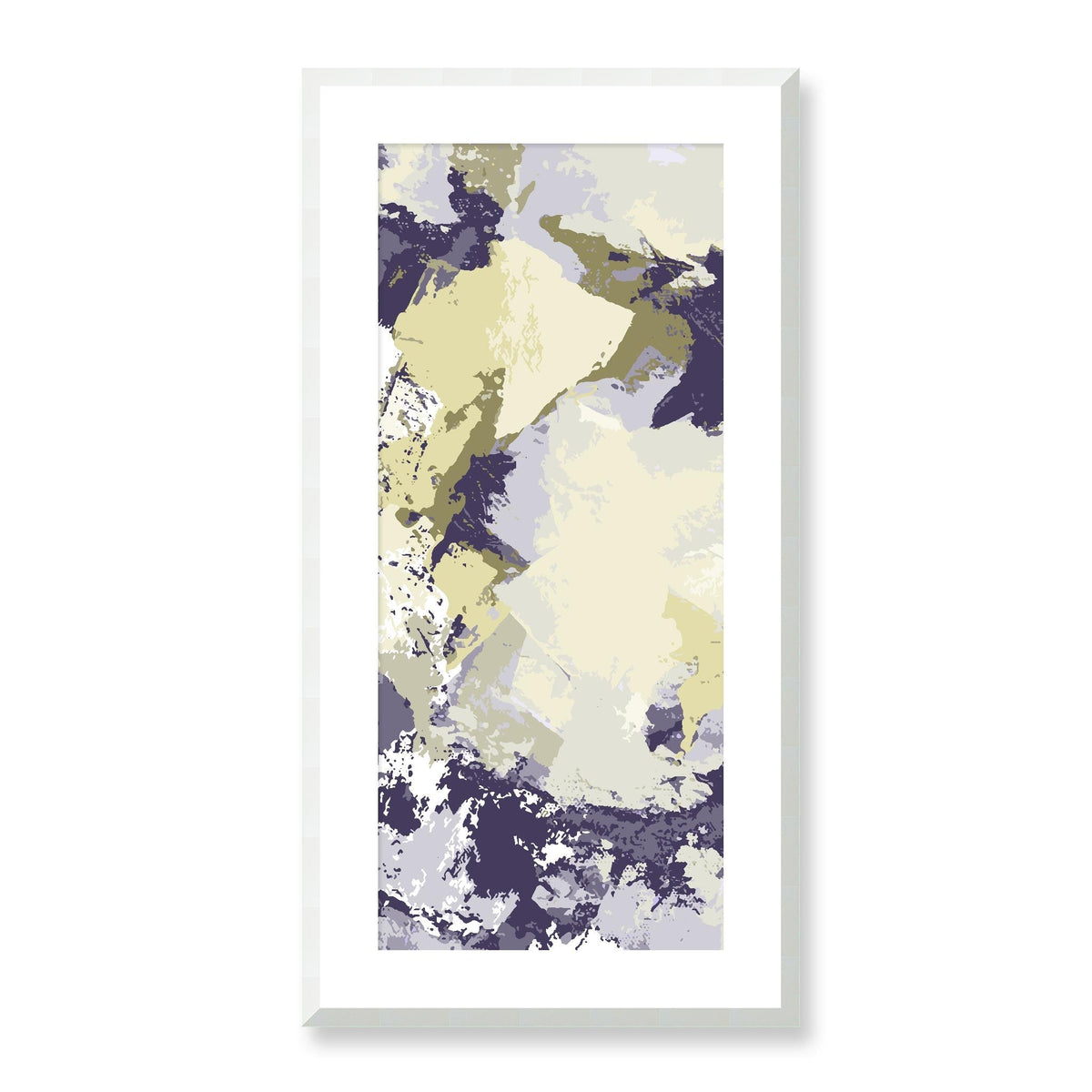 Sage Mist — Framed Fine Art Print | 16 x 32 inches | White Frame