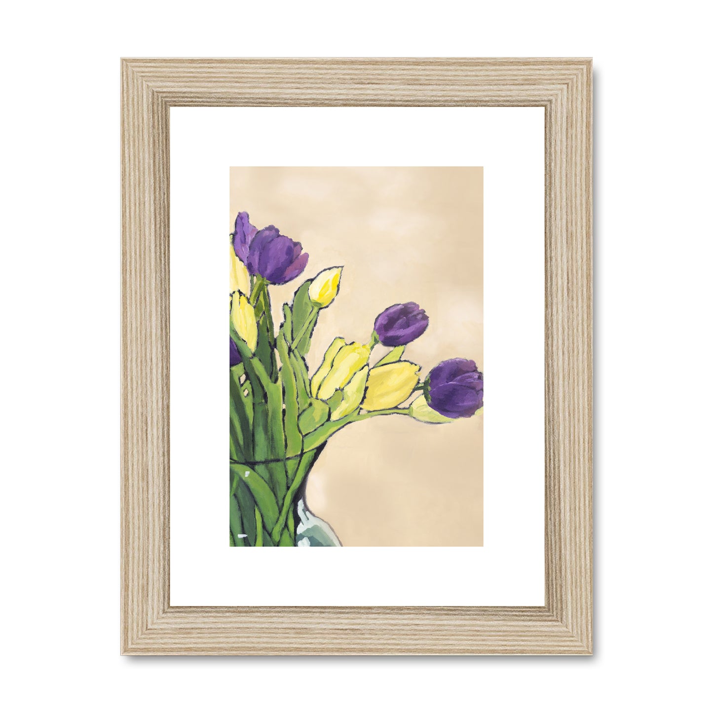 6"x8", Natural Frame, FPV-1060-1117-0608-N