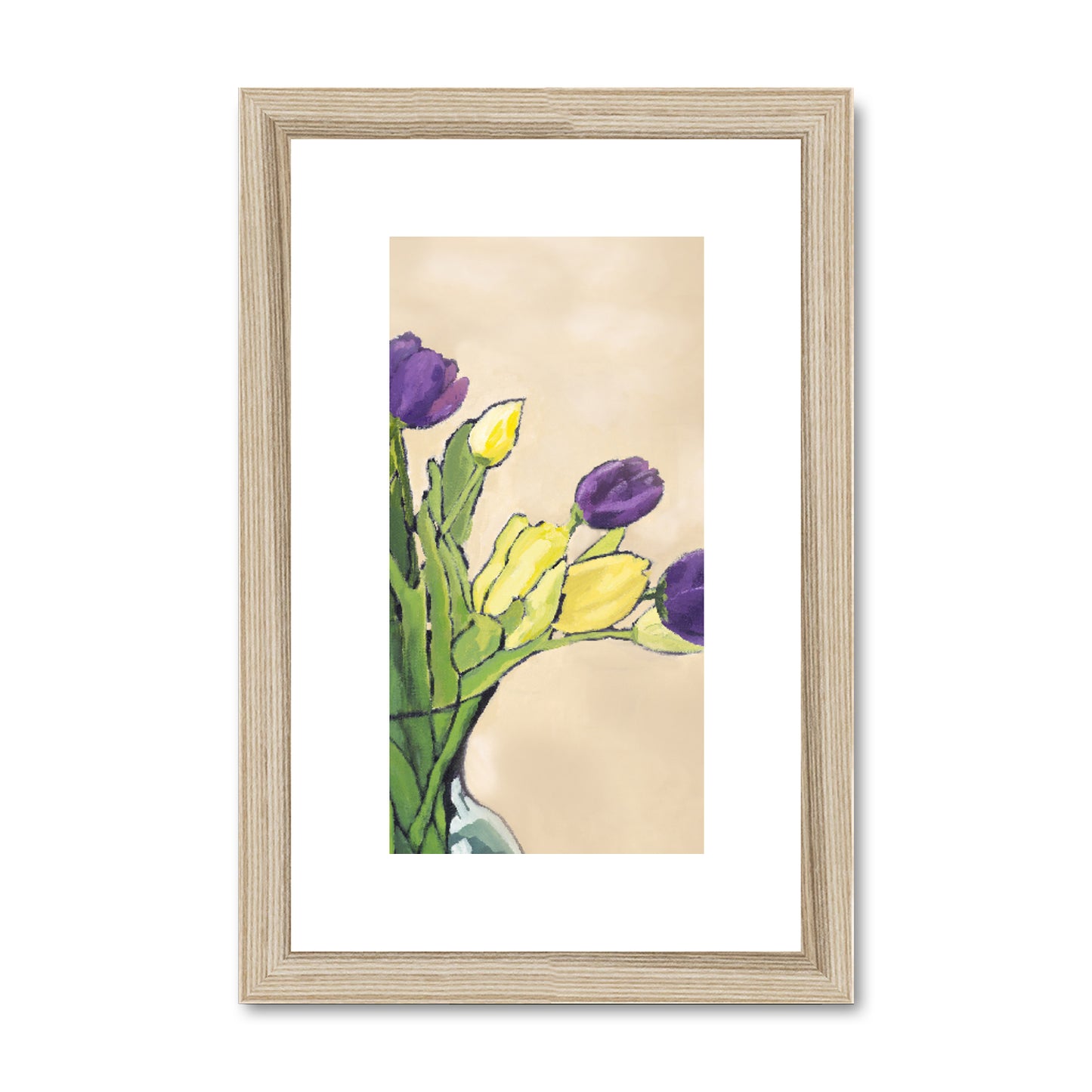 8"x12", Natural Frame, FPV-1060-1117-0812-N