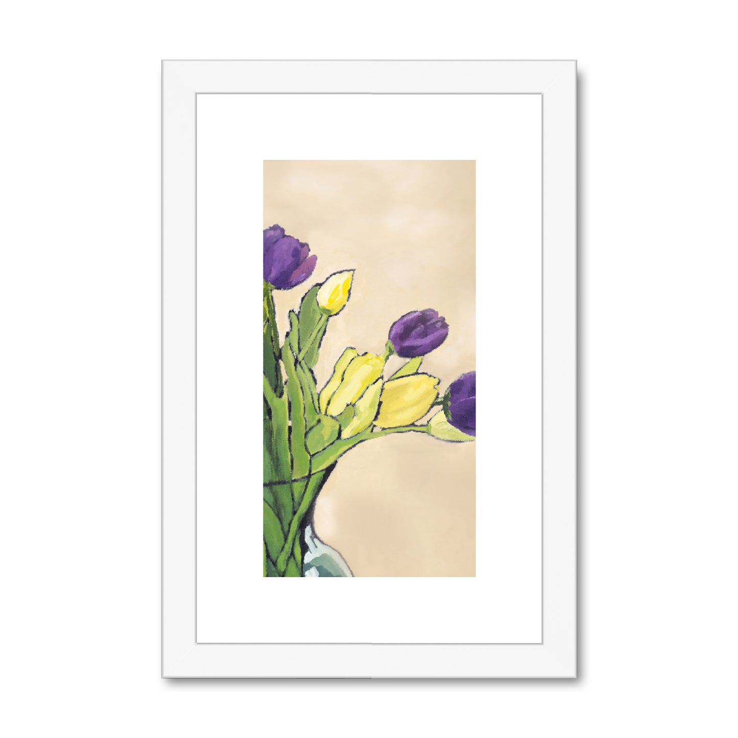 8"x12", White Frame, FPV-1060-1117-0812-W