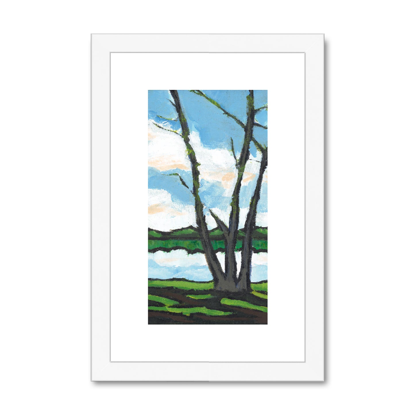 8"x12", White Frame, FPV-1101-1109-001-0812-W